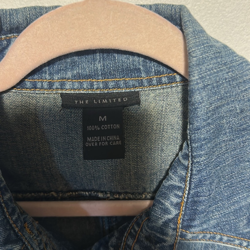 The Limited‎ Jean jacket size m Y2K - Picture 3 of 6